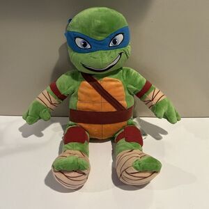 Build A Bear Leonardo Plush‎ TMNT  18" Clean Teenage Mutant Ninja Turtles BaB